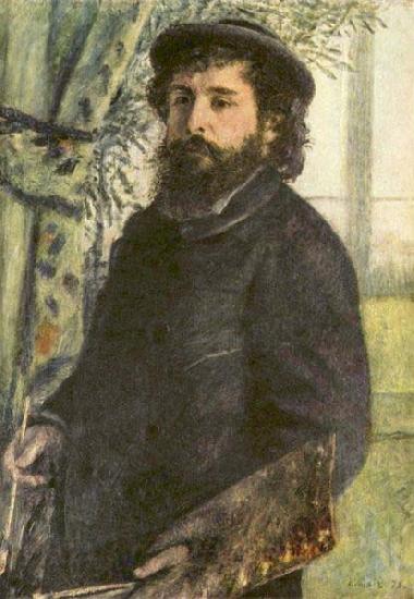 Pierre-Auguste Renoir Portrait of Claude Monet,